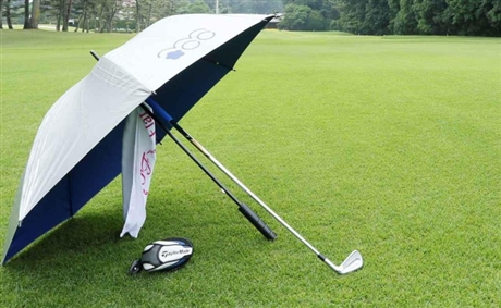 ゴルフ場雨の日